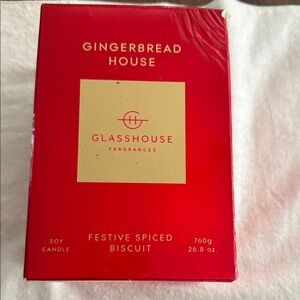 Glasshouse Gingerbread House Candle